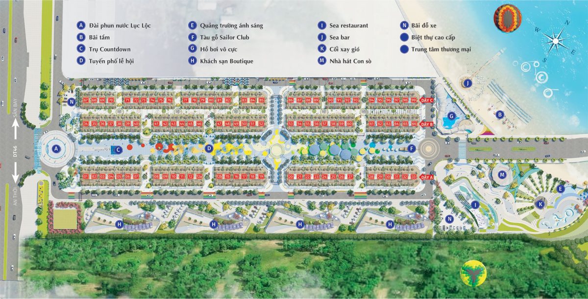 Mặt Bằng Selavia TTC Phú Quốc